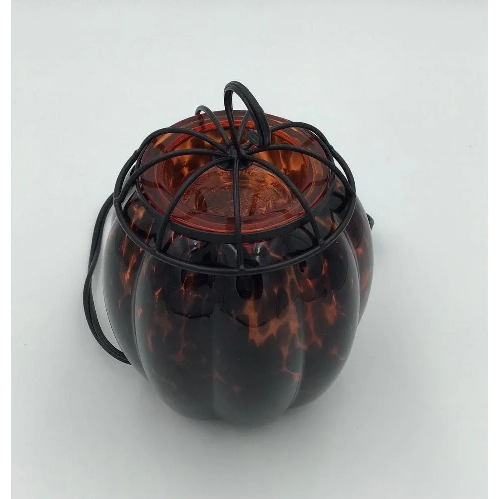 Scentsy Tiger Eye Pumpkin Electric Wax Warmer Fall Decor Thanksgiving Halloween